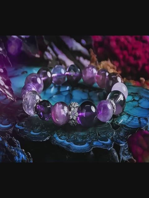 Bracelet Chance Améthyste & Super Seven