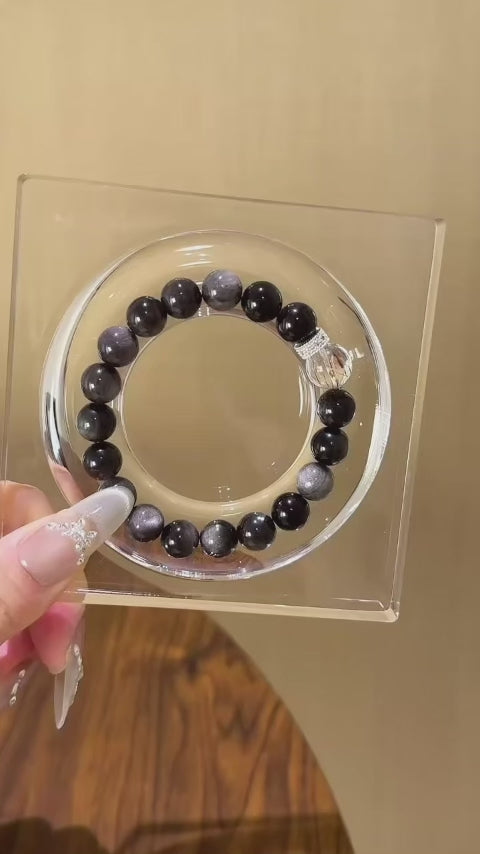 Bracelet « Muguet » en Améthyste naturelle – Sagesse ouverte, Attire les bienfaiteurs