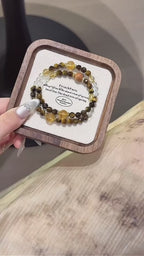 Bracelet « Muguet » en Améthyste naturelle – Sagesse ouverte, Attire les bienfaiteurs