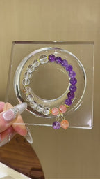 Amethyst & Clear Quartz Bracelet - Business Opportunities