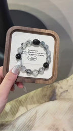 Bracelet « Muguet » en Améthyste naturelle – Sagesse ouverte, Attire les bienfaiteurs
