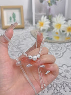 Collier Sakura en jade Hetian
