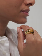 Natural Tiger Eye Stone Ring - Attracting Big Fortune
