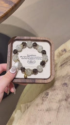 Bracelet « Muguet » en Améthyste naturelle – Sagesse ouverte, Attire les bienfaiteurs