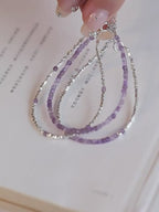 Collier en cristal naturel couronne vintage