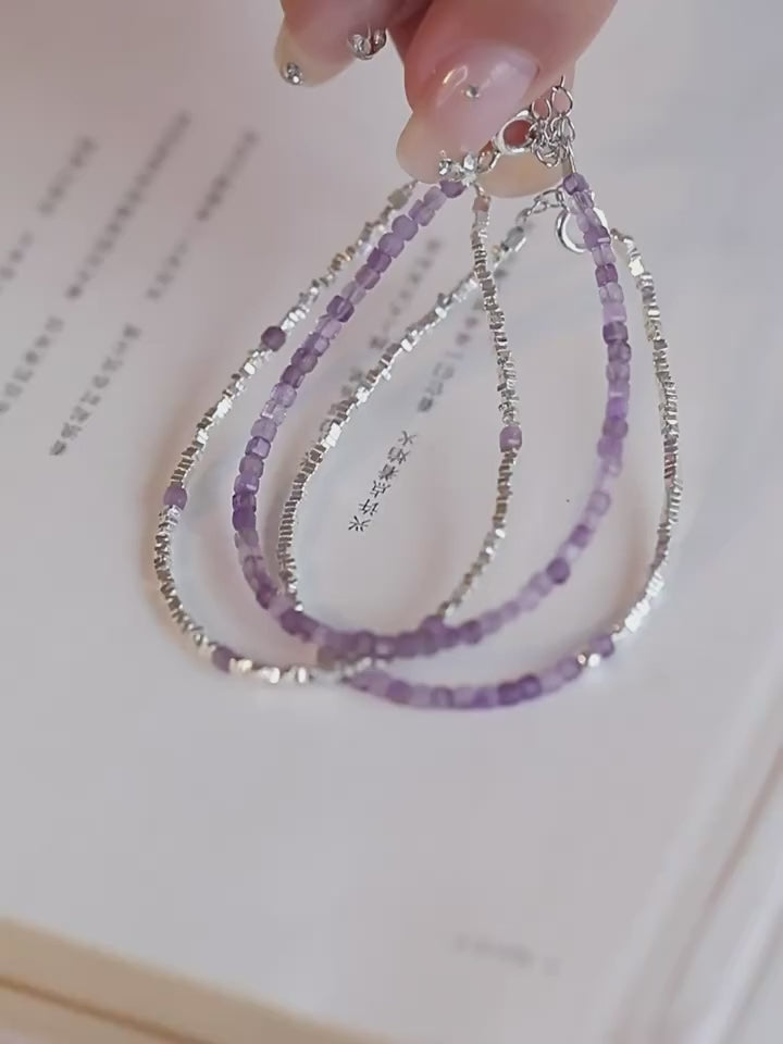 Collier en cristal naturel couronne vintage