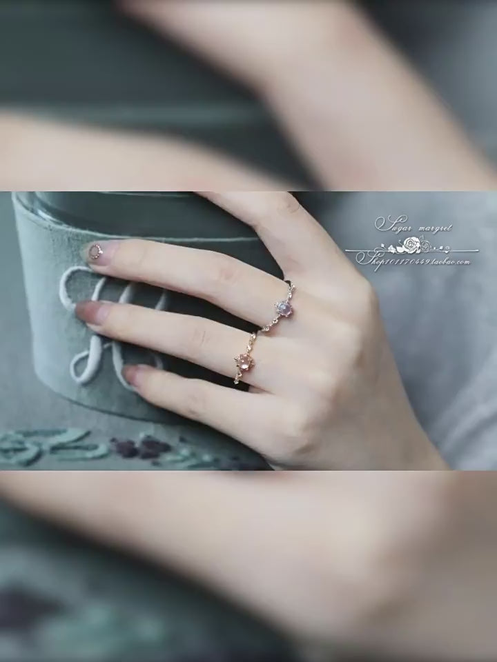 Bague Pierre de Lune Bleue Dreamland – Intuition Douce, Protection Féminine