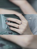 Bague Pierre de Lune Bleue Dreamland – Intuition Douce, Protection Féminine