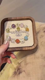 Multi‑Stone Clear Quartz Bracelet-Self‑Growth