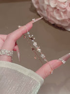Collier Sakura en jade Hetian