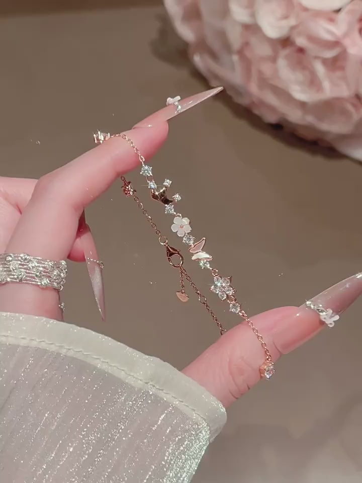 Collier Sakura en jade Hetian