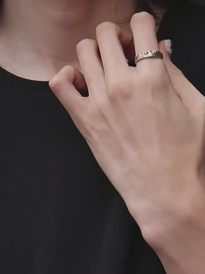 Starry Moon & Sun Couple Ring – Brings Good Luck & Positive Energy