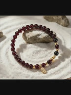 Natural Garnet Beaded Bracelet - Restore Your Inner Passion