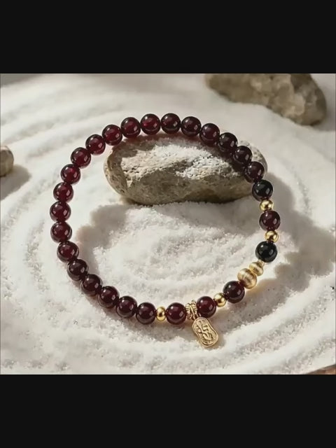 Natural Garnet Beaded Bracelet - Restore Your Inner Passion