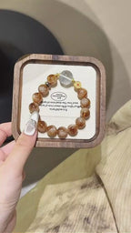 Bracelet « Muguet » en Améthyste naturelle – Sagesse ouverte, Attire les bienfaiteurs