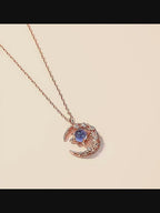 Moon & Star Necklace - Eternal Gentle Love Symbol