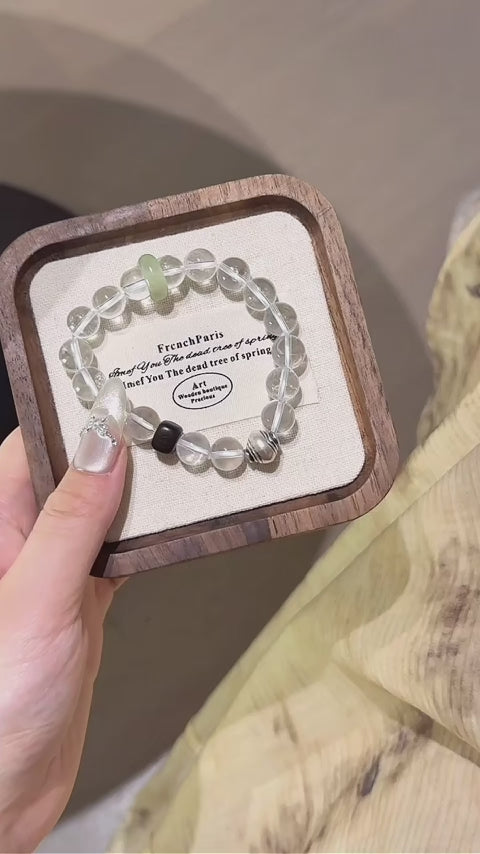 Clear Quartz Bracelet - Steady Progress