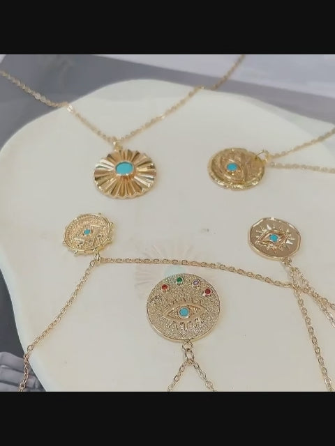 Collier mauvais œil [12 styles différents]