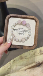 Bracelet « Muguet » en Améthyste naturelle – Sagesse ouverte, Attire les bienfaiteurs