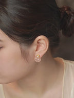 Boucles d'oreilles en cristal naturel Lume of Ease