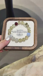 Bracelet « Muguet » en Améthyste naturelle – Sagesse ouverte, Attire les bienfaiteurs