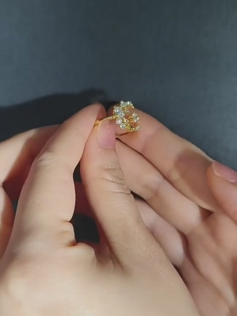 Bague en améthyste naturelle irrégulière – Calme l'esprit, approfondit l'intuition, attire la paix