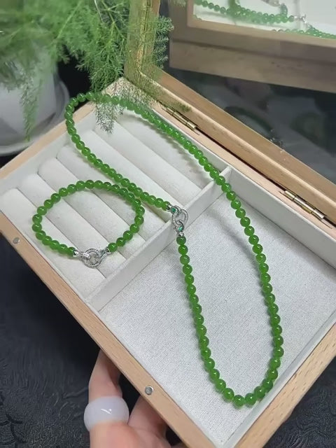 Natural Hetian Jade Bracelet - Attract Positivity, Peaceful Fortune