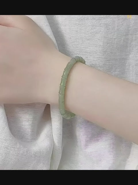 Bracelet Noble Cheval en Jade de Hetian