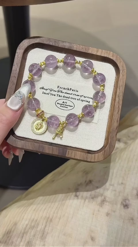 Bolivian Amethyst Bracelet - Emotional Self‑Control