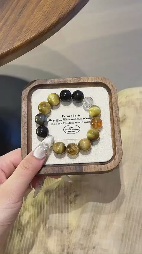 Bracelet « Muguet » en Améthyste naturelle – Sagesse ouverte, Attire les bienfaiteurs