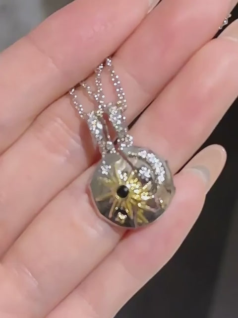 Collier Lune et Étoile des Amoureux