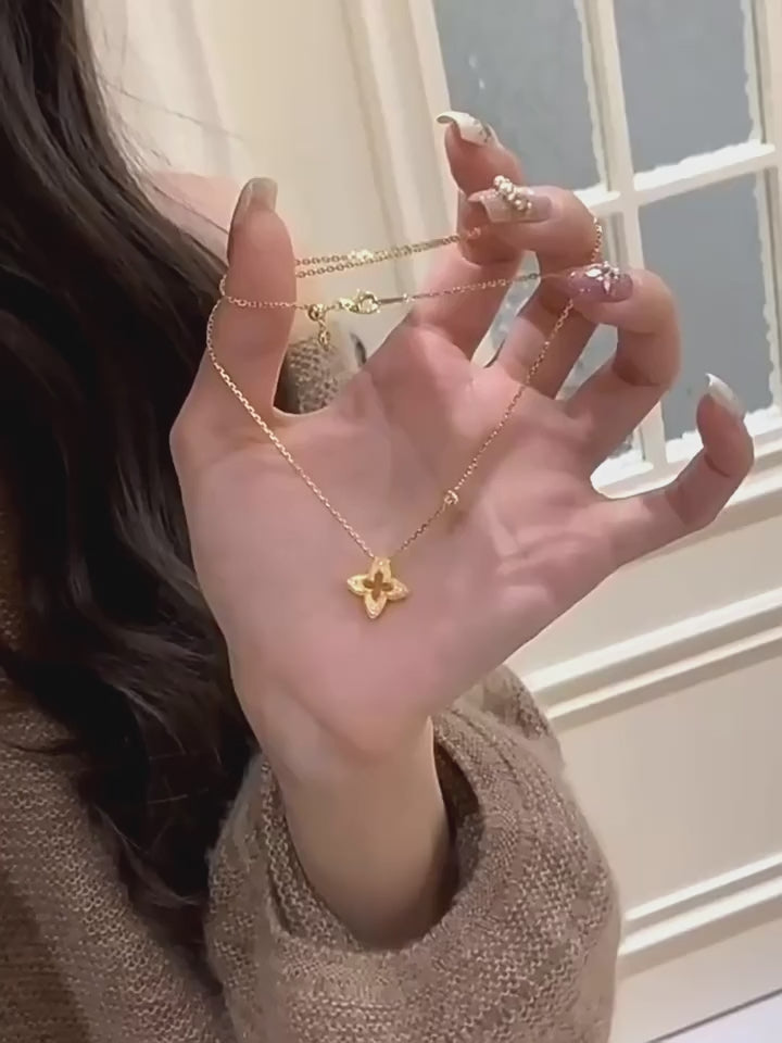 Améthyste Citrine Étoile Perle – Alignez Richesse & Intuition