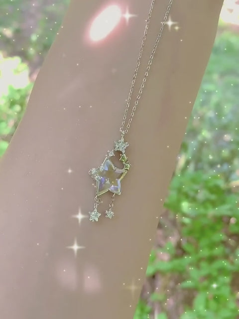 Collier de jade Hetian naturel éclat lunaire