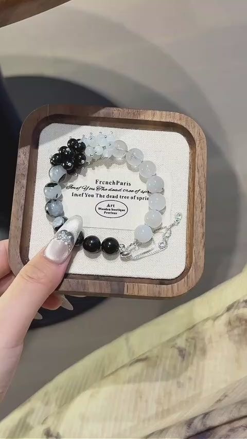 Bracelet « Muguet » en Améthyste naturelle – Sagesse ouverte, Attire les bienfaiteurs