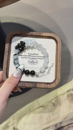 Bracelet « Muguet » en Améthyste naturelle – Sagesse ouverte, Attire les bienfaiteurs