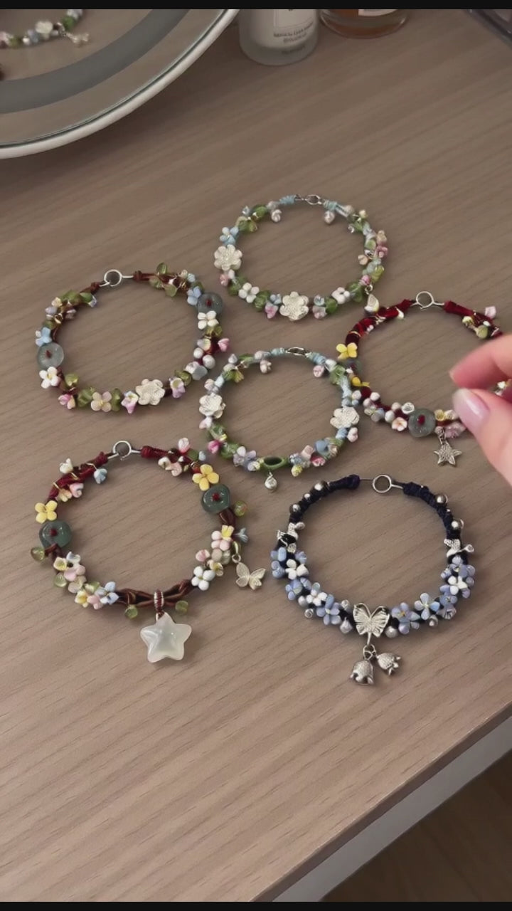 Handmade Lotus Flower S925 Bracelet - Wash Away All Worries