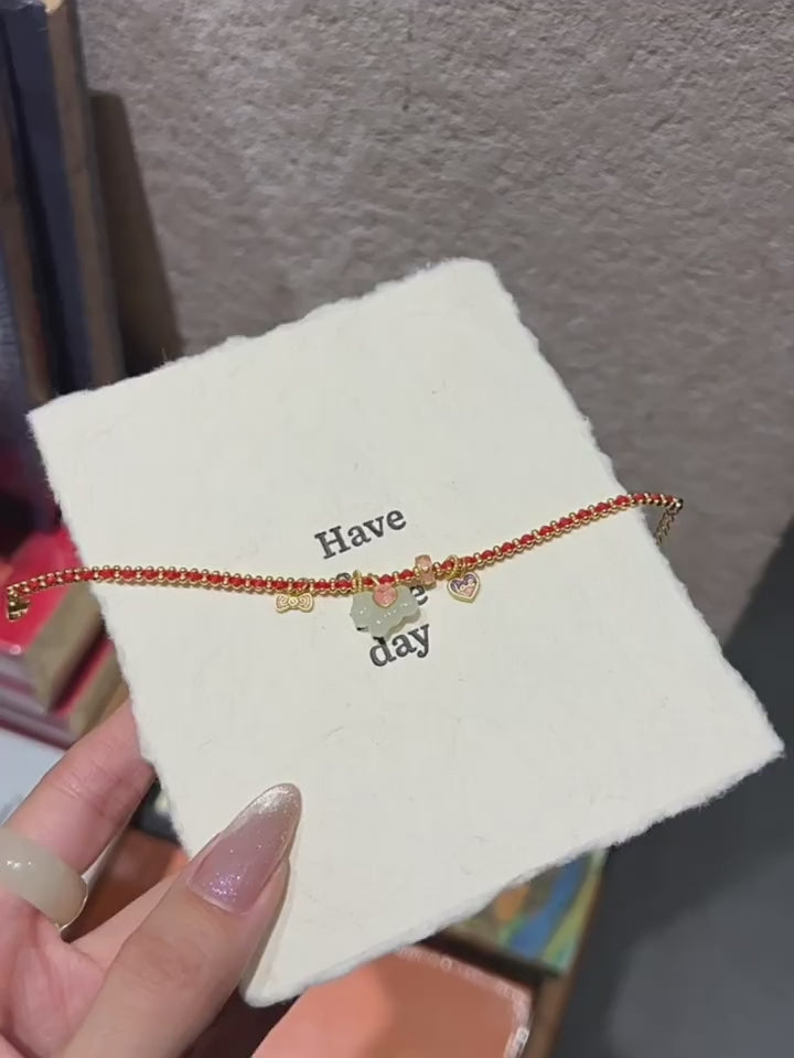 Collier de jade Hetian naturel éclat lunaire