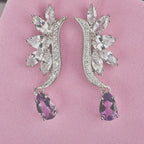 Boucles d'oreilles Calista Guard en cristal naturel