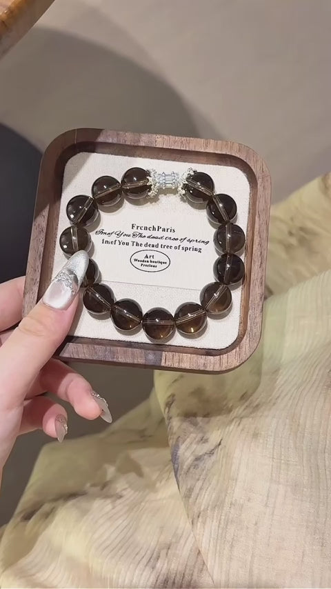 Smoky Quartz Bracelet - Mental Stability