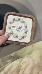 Bracelet « Muguet » en Améthyste naturelle – Sagesse ouverte, Attire les bienfaiteurs