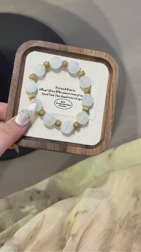 Bracelet « Muguet » en Améthyste naturelle – Sagesse ouverte, Attire les bienfaiteurs