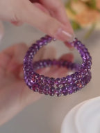 Bracelet en cristal naturel amour éternel