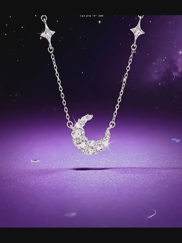 Collier Lune Éclat Éternel