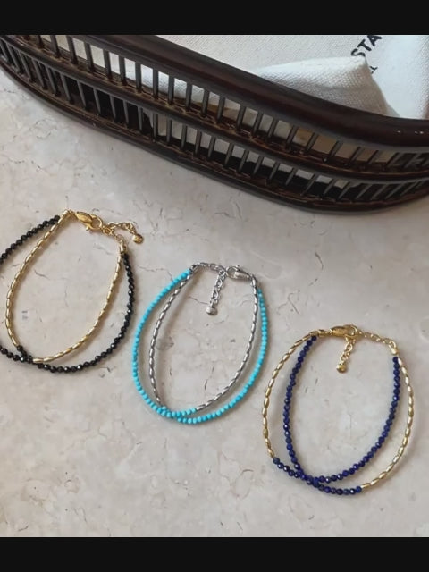 Vintage Double‑Layer Rice Bead Bracelet - Mindfulness&Empowerment