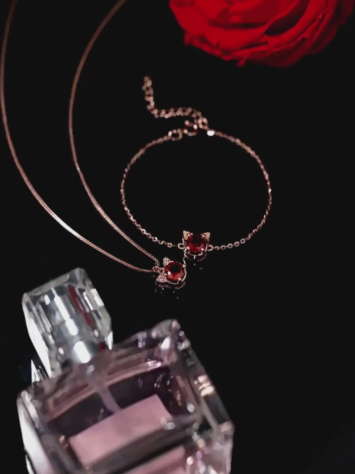 Collier Sakura en jade Hetian