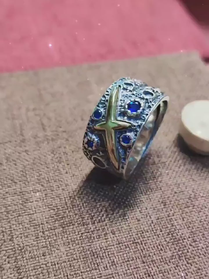 Bague en améthyste naturelle irrégulière – Calme l'esprit, approfondit l'intuition, attire la paix