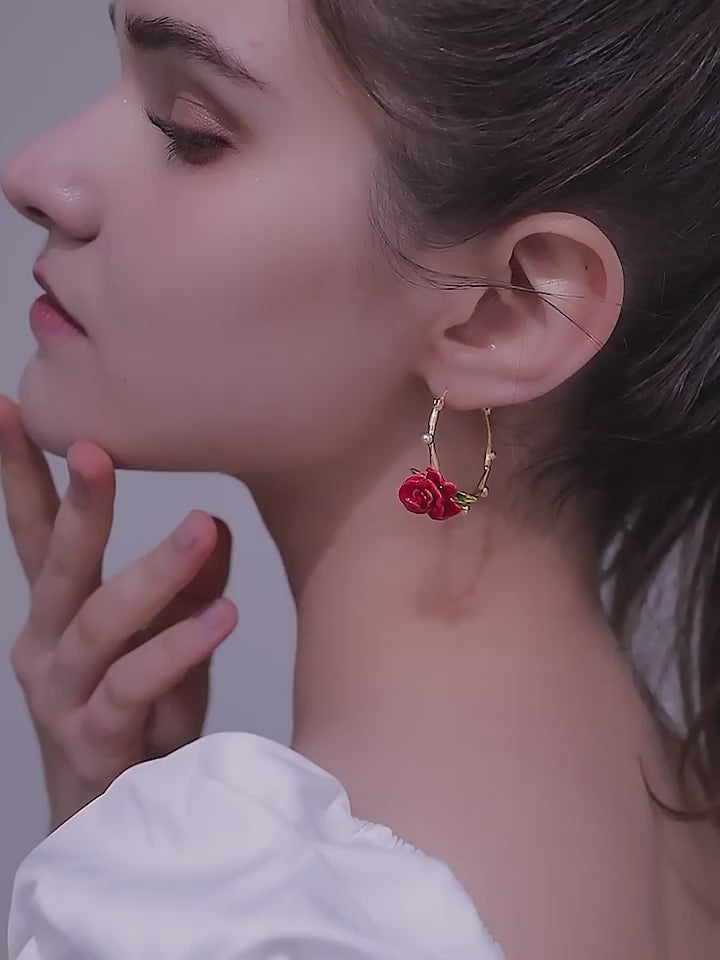 Boucles d'oreilles Elarose