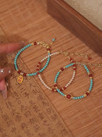 Collier en cristal naturel couronne vintage