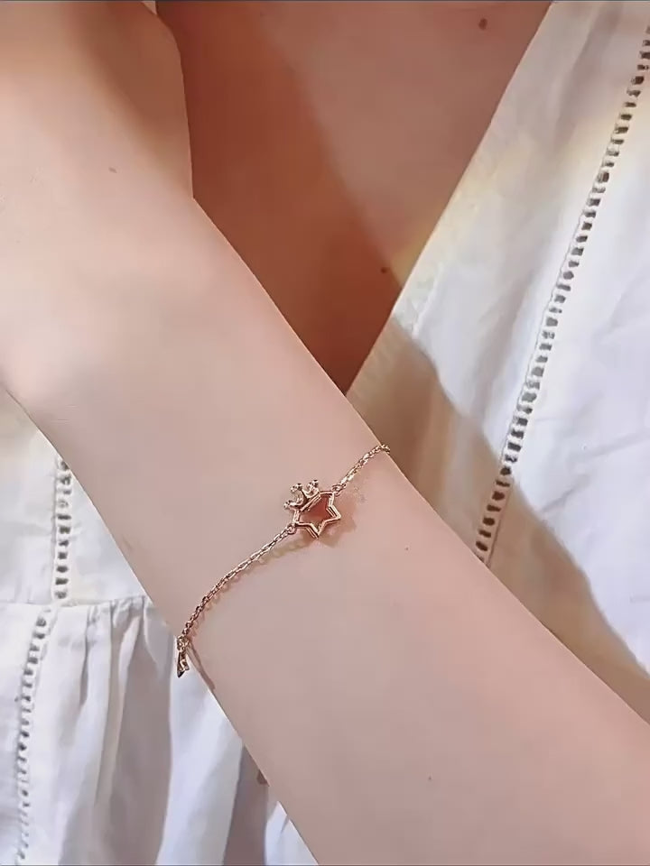 Collier en cristal naturel Abundance Compass