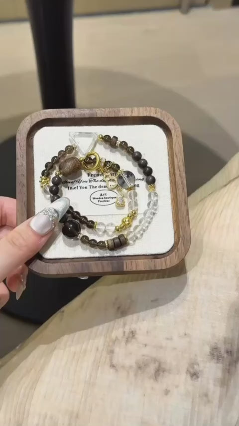 Bracelet « Muguet » en Améthyste naturelle – Sagesse ouverte, Attire les bienfaiteurs